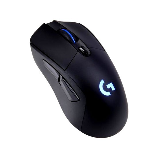 LOGITECH G703 LIGHTSPEED WIRELESS GAMING MOUSE ( 25600 DPI ) BATTERY LIFE DEFAULT LIGHTING 35 HOURS - NO LIGHTING 60 HOURS