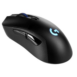 LOGITECH G703 LIGHTSPEED WIRELESS GAMING MOUSE ( 25600 DPI ) BATTERY LIFE DEFAULT LIGHTING 35 HOURS - NO LIGHTING 60 HOURS