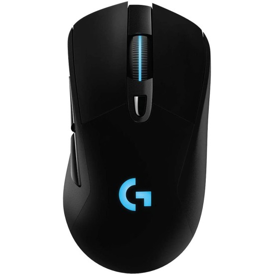 LOGITECH G703 LIGHTSPEED WIRELESS GAMING MOUSE ( 25600 DPI ) BATTERY LIFE DEFAULT LIGHTING 35 HOURS - NO LIGHTING 60 HOURS