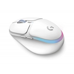 LOGITECH G705 LIGHTSYNC RGB 8200 DPI BLUETOOTH/WIRELESS OPTICAL GAMING MOUSE - WHITE MIST
