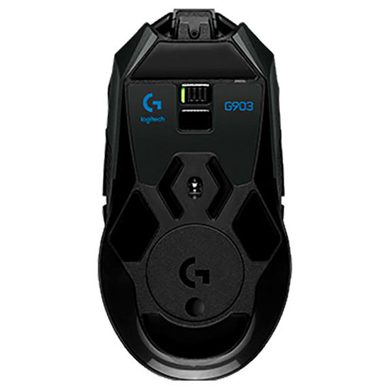 LOGITECH G903 LIGHTSPEED WIRELESS GAMING MOUSE ( 25600 DPI ) BATTERY LIFE DEFAULT LIGHTING UP TO 140 HOURS - NO LIGHTING UP TO 180 HOURS 