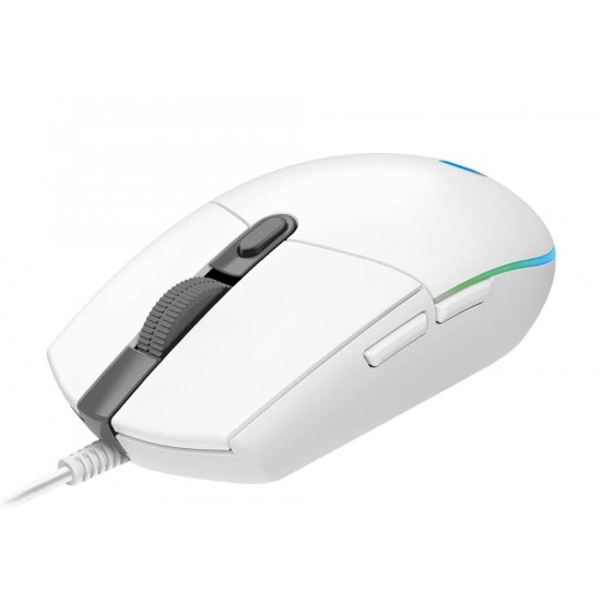 LOGITECH G102 8K DPI LIGHTSYNC RGB WITH 6 PROGRAMMABLE BUTTONS GAMING MOUSE – WHITE