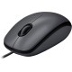 LOGITECH M100 WIRED USB OPTICAL MOUSE RIGHT & LEFT-HAND USE FULL-SIZE COMFORT ( BLACK )