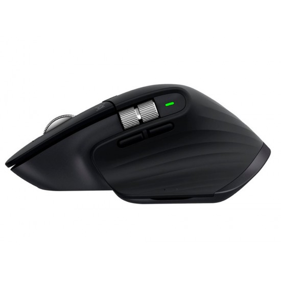 LOGITECH MX MASTER 3 MAG SPEED ULTRAFAST SCROLLING 8K DPI QUIET CLICKS MULTI-DEVICE CONNECTION PERFORMANCE WIRELESS MOUSE - BLACK