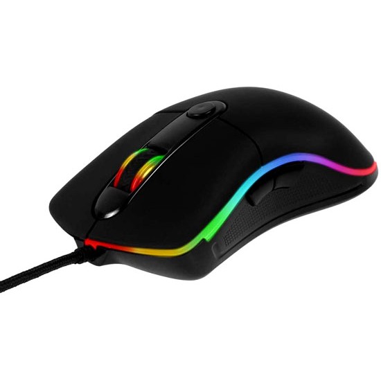 MEETION GM20 CHROMATIC GAMING MOUSE RGB LED CIRCULATION BACKLIT ( 4800 DPI ) For PC & Laptop - Black