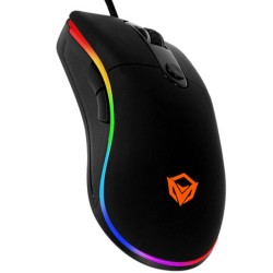 MEETION GM20 CHROMATIC GAMING MOUSE RGB LED CIRCULATION BACKLIT ( 4800 DPI ) For PC & Laptop - Black