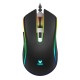 RAPOO V25 PLUS 7200 DPI IR OPTICAL WIRED GAMING MOUSE - BLACK 