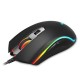RAPOO V25S 5000DPI RGB BACKLIT OPTICAL  6 PROGRAMMABLE WIRED GAMING MOUSE - BLACK 