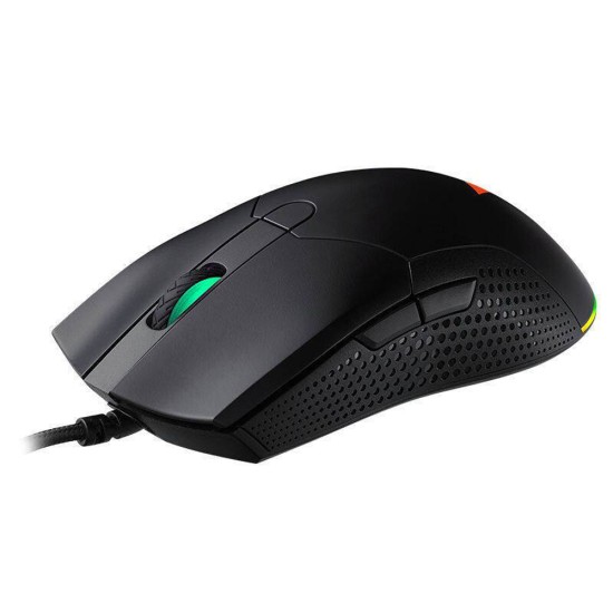 RAPOO V30 5000 DPI RGB BACKLIT IR OPTICAL LIFEPAN OF 30 MILLION WIRED GAMING MOUSE - BLACK 