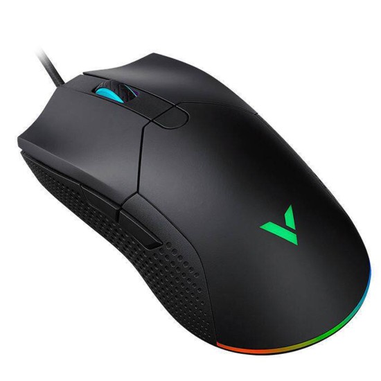 RAPOO V30 5000 DPI RGB BACKLIT IR OPTICAL LIFEPAN OF 30 MILLION WIRED GAMING MOUSE - BLACK 