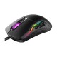 RAPOO VT200 6200DPI RGB IR OPTICAL ERGONOMIC DESIGN WITH 8 PROGRAMMABLE BUTTONS WIRED GAMING MOUSE - BLACK 