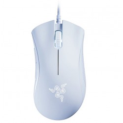 RAZER DEATHADDER ESSENTIAL 6400 DPI 5 PROGRAMMABLE BUTTONS OPTICAL WIRED GAMING MOUSE - WHITE EDITION 