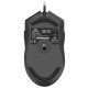 REDRAGON TRIDENT M616 10000 DPI 5 ADJUSTABLE LEVELS 6 PROGRAMMABLE BUTTONS 8 RGB BACKLIT MODES CUSTOM MACROS SOFTWARE SUPPORTED ERGONOMIC DESIGN COMFORT GRIP OPTICAL SENSOR RGB WIRED GAMING MOUSE - BLACK