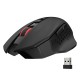 REDRAGON GAINER M656 2.4GHZ NANO RECEIVER 4000 DPI 5 DPI LEVELS 7 PROGRAMMABLE MACRO BUTTONS RED LED BACKLIT PIXART SENSOR ECO MODE PRO SOFTWARE SUPPORTED WIRELESS GAMING MOUSE - BLACK