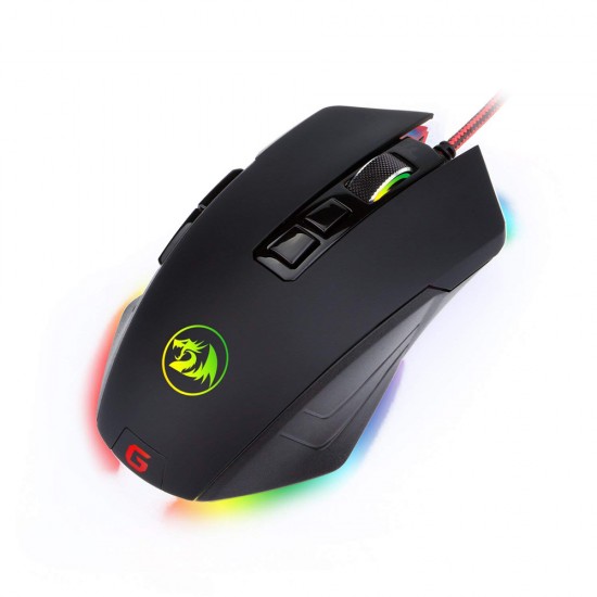 REDRAGON M715 DAGGER HIGH-PRECISION PROGRAMMABLE GAMING MOUSE WITH 7 RGB BACKLIGHT MODES