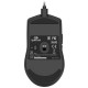 REDRAGON K1NG 1K M724 12400 DPI 5 PROGRAMMABLE BUTTONS 42G ULTRA LIGHTWEIGHT ERGONOMIC NATURAL GRIP CUSTOM DPI SOFTWARE SUPPORTED OPTICAL SENSOR WIRED GAMING MOUSE - BLACK