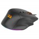 REDRAGON BULLSEYE M806 ERGONOMIC NATURAL GRIP 12400 DPI 7 PROGRAMMABLE BUTTONS CUSTOM BACKLIT & MACRO SOFTWARE SUPPORT WIRED RGB MMO GAMING MOUSE – BLACK