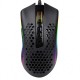 REDRAGON STORM M808 LIGHTWEIGHT RGB 12400 DPI 85G HONEYCOMB SHELL 7 PROGRAMMABLE BUTTONS SUPER-LITE WEAVE CABLE CUSTOM WIRED GAMING MOUSE – BLACK