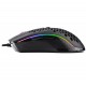 REDRAGON STORM M808 LIGHTWEIGHT RGB 12400 DPI 85G HONEYCOMB SHELL 7 PROGRAMMABLE BUTTONS SUPER-LITE WEAVE CABLE CUSTOM WIRED GAMING MOUSE – BLACK