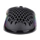 REDRAGON STORM PRO M808 16000 DPI RGB HONEYCOMB SHELL 2.4GHZ DUAL MODE 7 PROGRAMMABLE BUTTONS RECHARGEABLE BATTERY WIRELESS GAMING MOUSE – BLACK