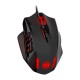 REDRAGON M908 IMPACT RGB MMO UP TO 12400 DPI HIGH PRECISION 12 SIDE BUTTONS GAMING MOUSE - BLACK