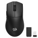 REDRAGON M916 LIT 1K DPI 49G ULTRA LIGHTWEIGHT ERGONOMIC FULLY PROGRAMMABLE BUTTONS SOFTWARE SUPPORTED WIRELESS GAMING MOUSE - BLACK