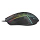 REDRAGON REAPING M987-K 12400 DPI 6 PROGRAMMABLE BUTTONS RGB BACKLIT HONEYCOMB SHELL ULTRA-LIGHT 55G USB 1.8M CABLE ERGONOMIC WIRED GAMING MOUSE – BLACK