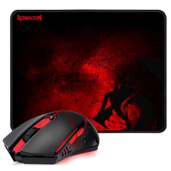 REDRAGON M601WL-BA 2IN1 SET WIRELESS MOUSE & MOUSE PAD