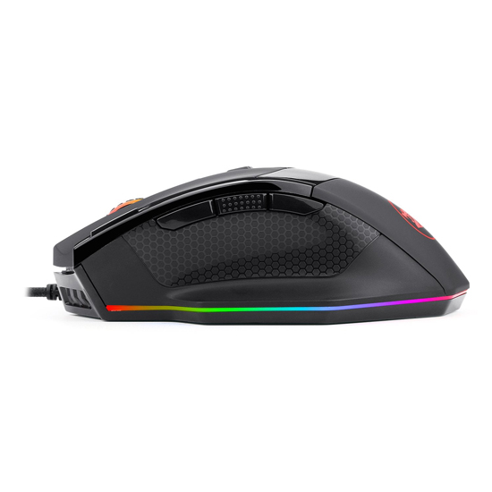 REDRAGON SNIPER M801 RGB RGB BACKLIT MMO 9 PROGRAMMABLE BUTTONS MOUSE WITH MACRO GAMING MOUSE