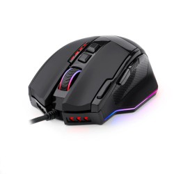 REDRAGON SNIPER M801 RGB RGB BACKLIT MMO 9 PROGRAMMABLE BUTTONS MOUSE WITH MACRO GAMING MOUSE