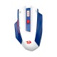 REDRAGON WOKI M994WBR OPTICAL PIXART 3395 SENSOR UP TO 26000 DPI 3 MODE CONNECTIVITY BT 2.4GHZ WIRED 6 PROGRAMMABLE BUTTONS 1MS RESPONSE POLLING RATE GAMING MOUSE