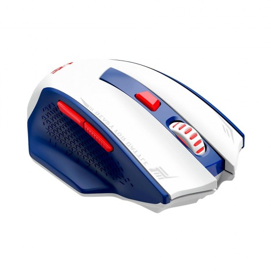 REDRAGON WOKI M994WBR OPTICAL PIXART 3395 SENSOR UP TO 26000 DPI 3 MODE CONNECTIVITY BT 2.4GHZ WIRED 6 PROGRAMMABLE BUTTONS 1MS RESPONSE POLLING RATE GAMING MOUSE