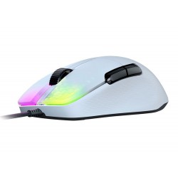 ROCCAT KONE PRO LIGHTWEIGHT SHELL WITH 19K DPI OPTICAL SENSOR WIRED GAMING MOUSE - WHITE