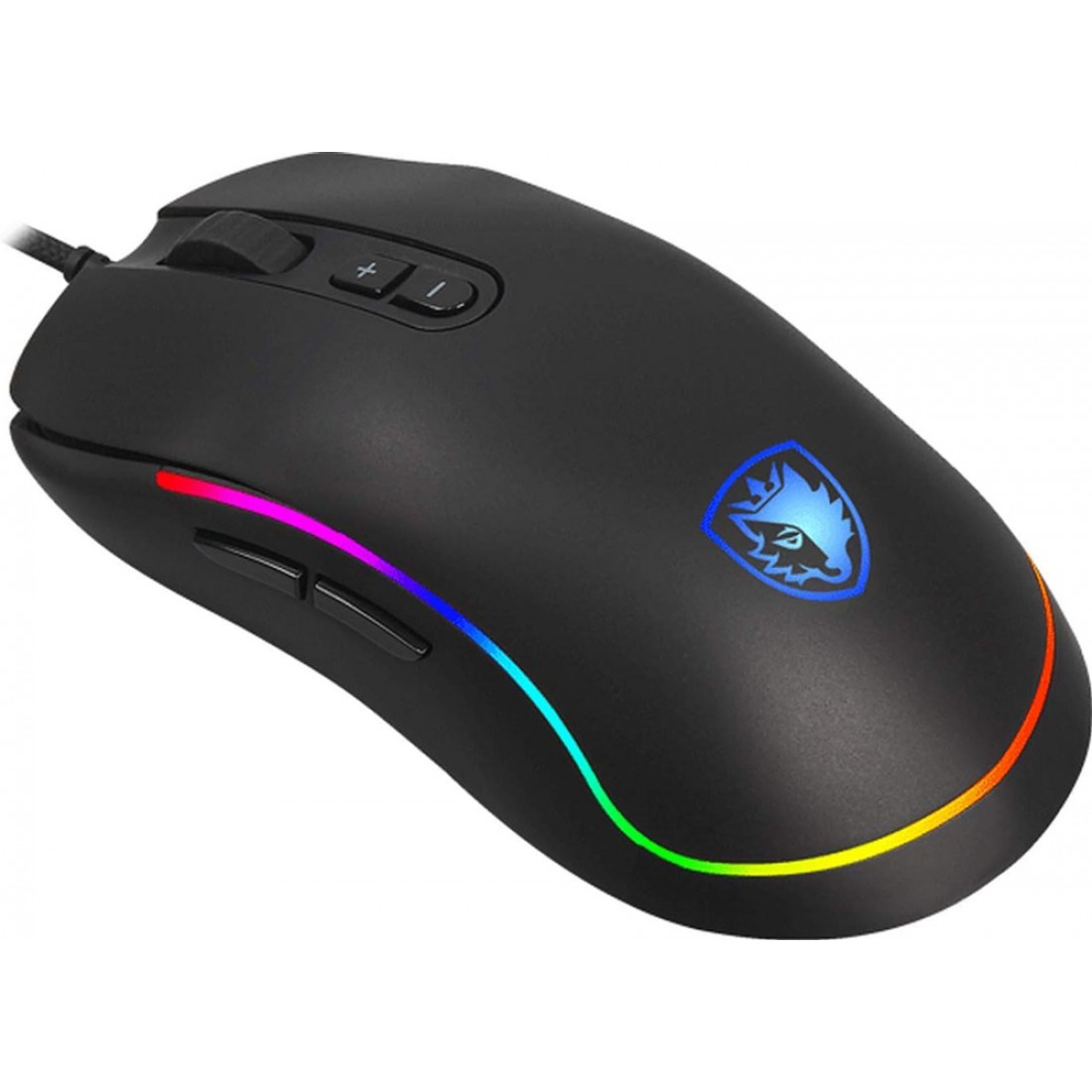 SADES REVOLVER S11 RING STREAMER RGB, 9 PROGRAMMABLE BUTTONS 200-10,000 ...
