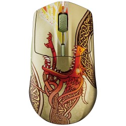 STEELSERIES WIRELESS CS2 DRAGON LORE EDITION COUNTER STRIKE 24GHZ BLUETOOTH 18K DPI 200 HOURS BATTERY 80 MILLION CLICKS GAMING MOUSE