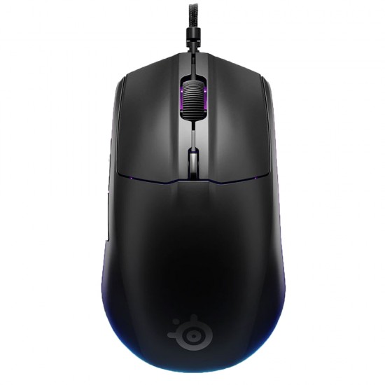 STEELSERIES RIVAL 3 GEN 2 8500 DPI TRUEMOVE CORE 60M CLICKS LOW LATENCY 77G LIGHTWEIGHT RGB WIRED GAMING MOUSE - BLACK