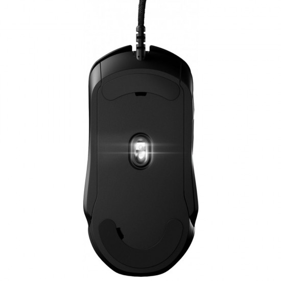 STEELSERIES RIVAL 5 OPTICAL ERGONOMIC, GOLDEN MICRO IP54 SWITCHES, PROGRAMMABLE LAYOUT WITH 9 BUTTONS, COMPETITIVE, 85G LIGHTWEIGHT, EXTRA DURABLE ILLUMINATED WIRED GAMING MOUSE - BLACK