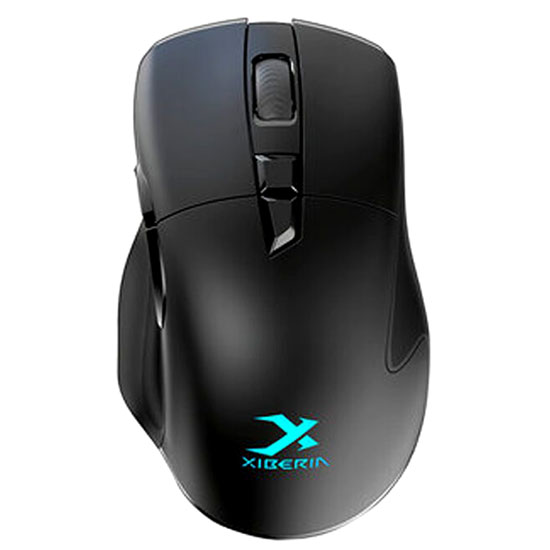 XIBERIA XT100 WIRED MECHANICAL GAMING MOUSE ( 6200 DPI ) 8 BUTTONS - BLACK