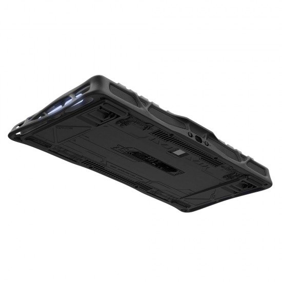 GRAVASTAR MERCURY K1 75% ALUMINUM ALLOY EXOSKELETON DESIGN GASKET COMPACT CUSTOM KEYBOARD HOT-SWAP SOCKET LINEAR SWITCHES WITH RGB BACKLIT & FRAME WIRELESS MECHANICAL GAMING KEYBOARD - GRADIENT BLACK