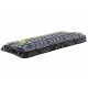 GRAVASTAR MERCURY K1 LITE 75% MECHANICAL KEYBOARD GASKET HOT SWAPPABLE GAMING KEYBOARD PRE-LUBED LINEAR SWITCHES RGB BACKLIT WIRELESS KEYBOARD - TRANSPARENT BLACK