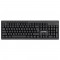 HAING HI-K12 FULL-SIZE WITH MULTIMEDIA AND QUIET KEYSWITCHES 1.8M USB CABLE WIRED KEYBOARD – BLACK