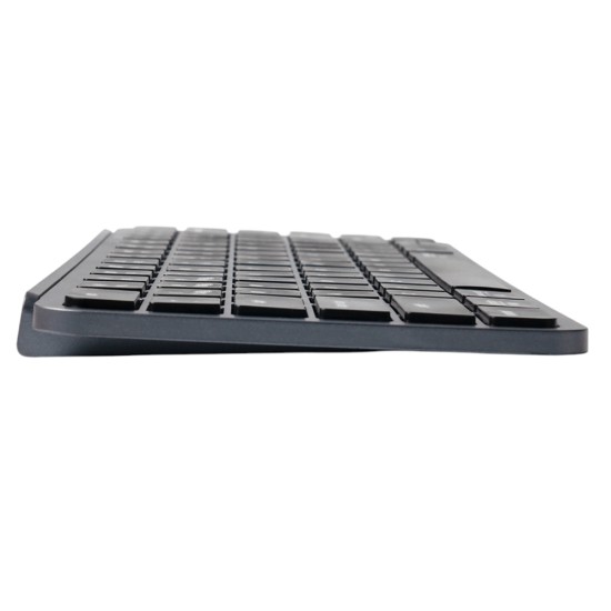 KEYCHRON B1 PRO ULTRA-SLIM ZMK 2.4GHZ BLUETOOTH WIRED 1200-HOUR BATTERY WIRELESS ARABIC LAYOUT KEYBOARD - SPACE GRAY