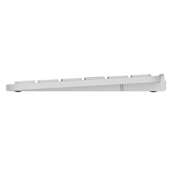 KEYCHRON B1 PRO ULTRA-SLIM ZMK 2.4GHZ BLUETOOTH WIRED 1200-HOUR BATTERY WIRELESS ARABIC LAYOUT KEYBOARD - WHITE