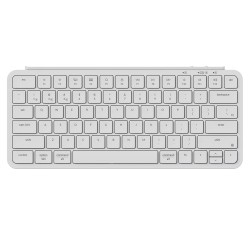KEYCHRON B1 PRO ULTRA-SLIM ZMK 2.4GHZ BLUETOOTH WIRED 1200-HOUR BATTERY WIRELESS ARABIC LAYOUT KEYBOARD - WHITE