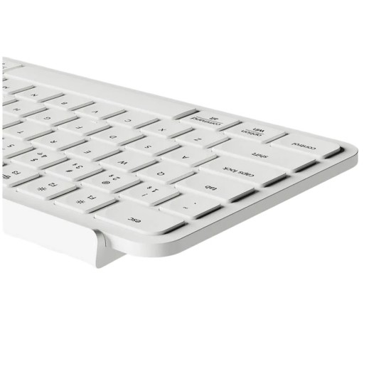 KEYCHRON B6 PRO ULTRA-SLIM 1200-HOUR BATTERY 1000HZ POLLING FULL-SIZE WIRELESS ARABIC LAYOUT KEYBOARD - IVORY WHITE