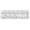 KEYCHRON B6 PRO ULTRA-SLIM 1200-HOUR BATTERY 1000HZ POLLING FULL-SIZE WIRELESS ARABIC LAYOUT KEYBOARD - IVORY WHITE