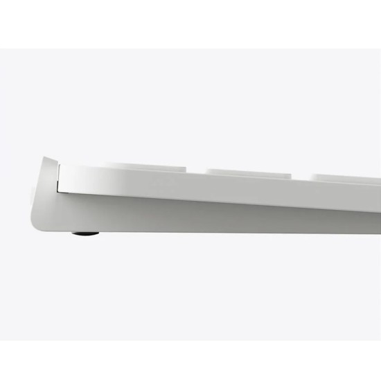 KEYCHRON B6 PRO ULTRA-SLIM 1200-HOUR BATTERY 1000HZ POLLING FULL-SIZE WIRELESS ARABIC LAYOUT KEYBOARD - IVORY WHITE