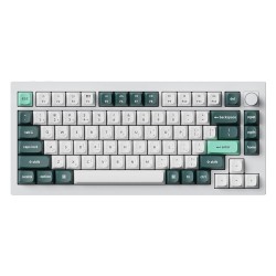 KEYCHRON Q1 HE QMK RAPID TRIGGER 75% LAYOUT MAGNETIC SWITCHES 1000HZ POLLING WIRELESS CUSTOM MECHANICAL KEYBOARD - SHELL WHITE