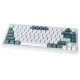 KEYCHRON Q1 HE QMK RAPID TRIGGER 75% LAYOUT MAGNETIC SWITCHES 1000HZ POLLING WIRELESS CUSTOM MECHANICAL KEYBOARD - SHELL WHITE