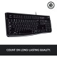LOGITECH K120 CORDED USB KEYBOARD